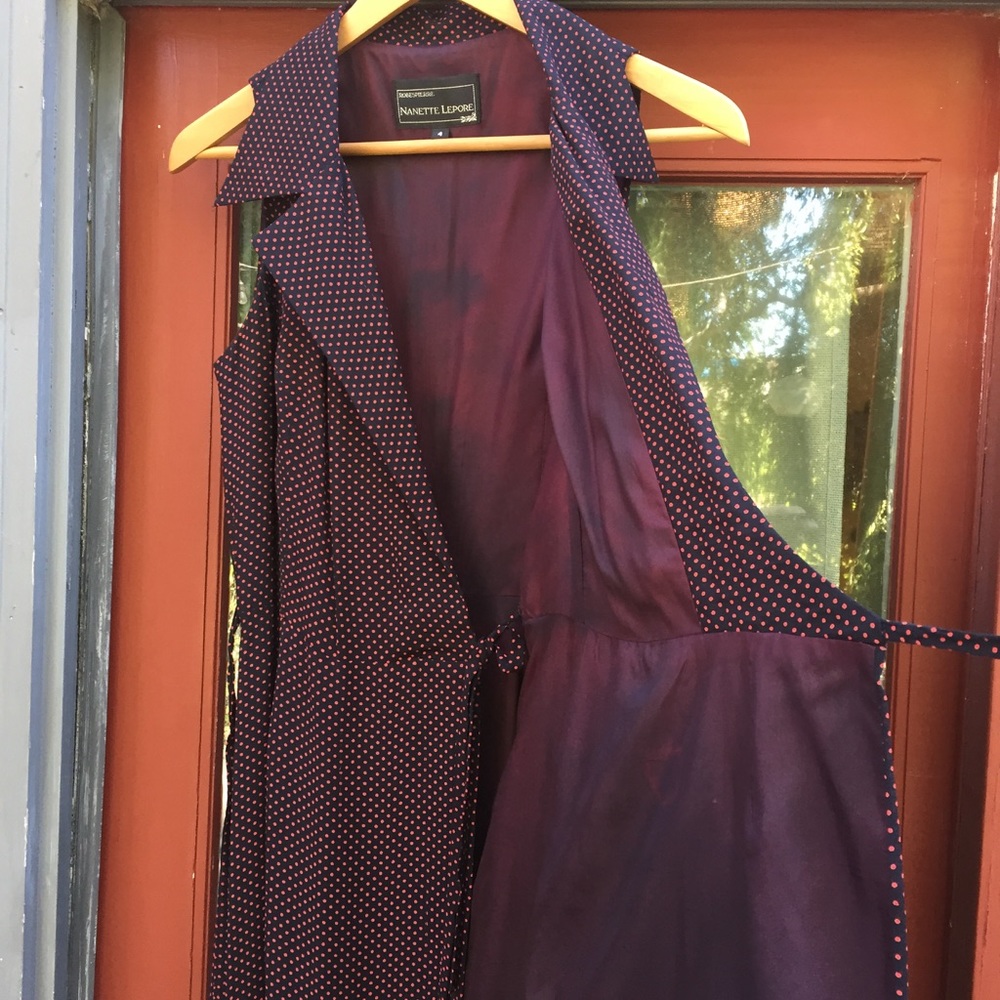 EUC Made in USA Nanette Lepore Wrap Dress